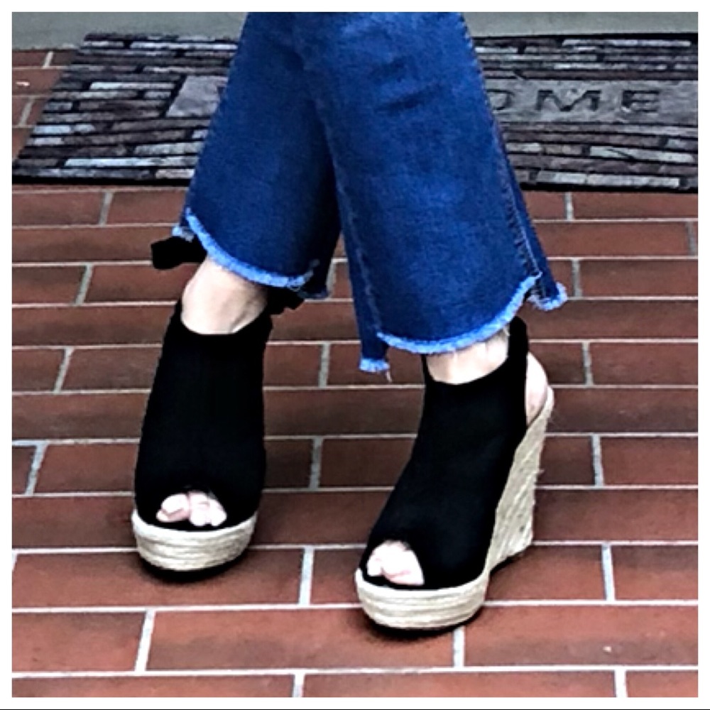 ✨LAST ONE SALE ✨Tie back espadrilles wedges - Picture 2 of 6